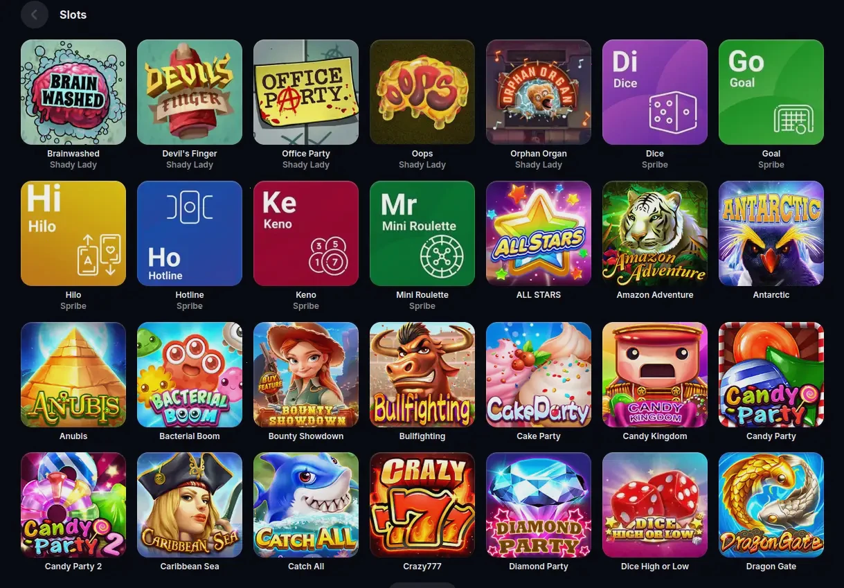 Mafia Casino panoramica piattaforma di gioco online